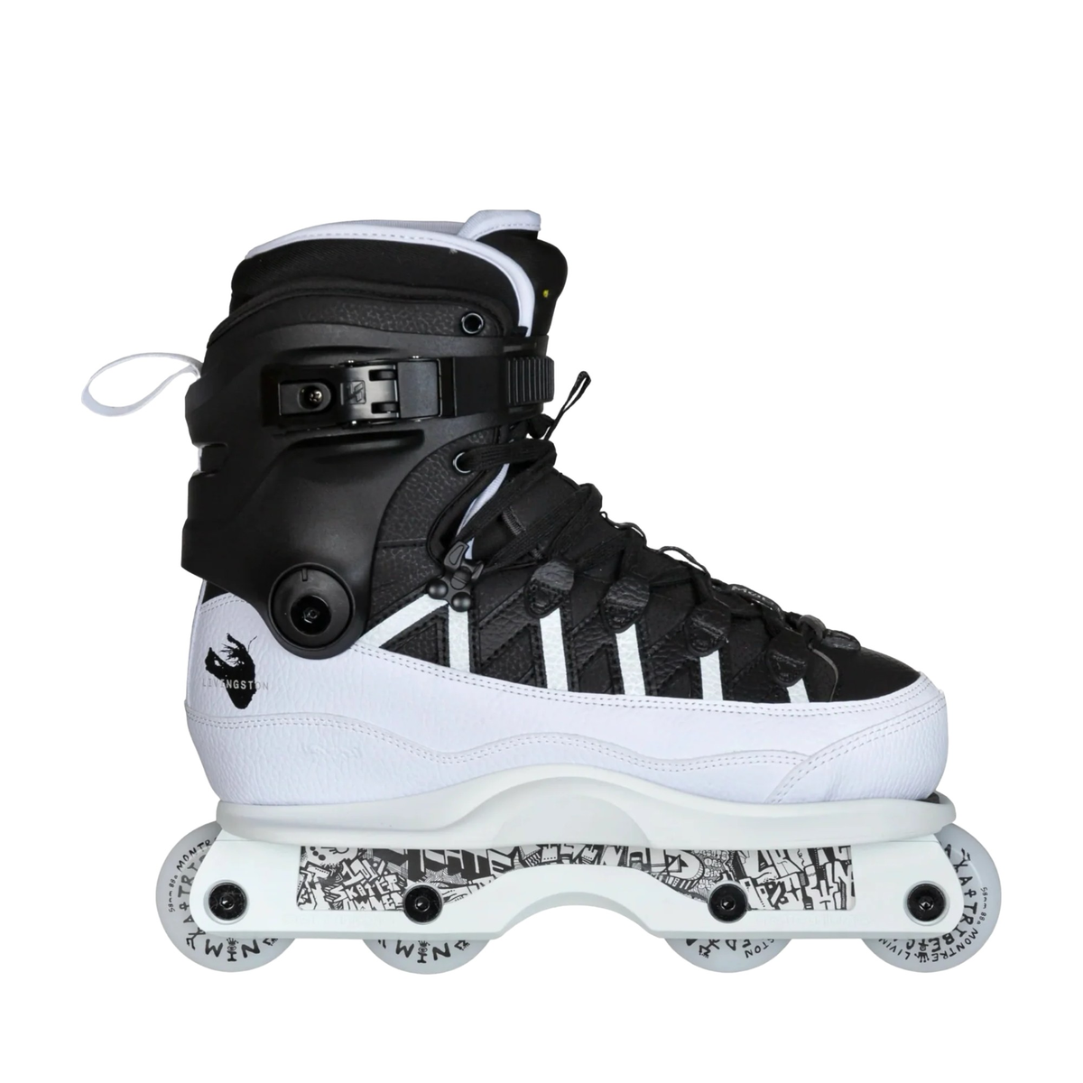 IQON AG 15 Montre Livingston pro skate, white and black