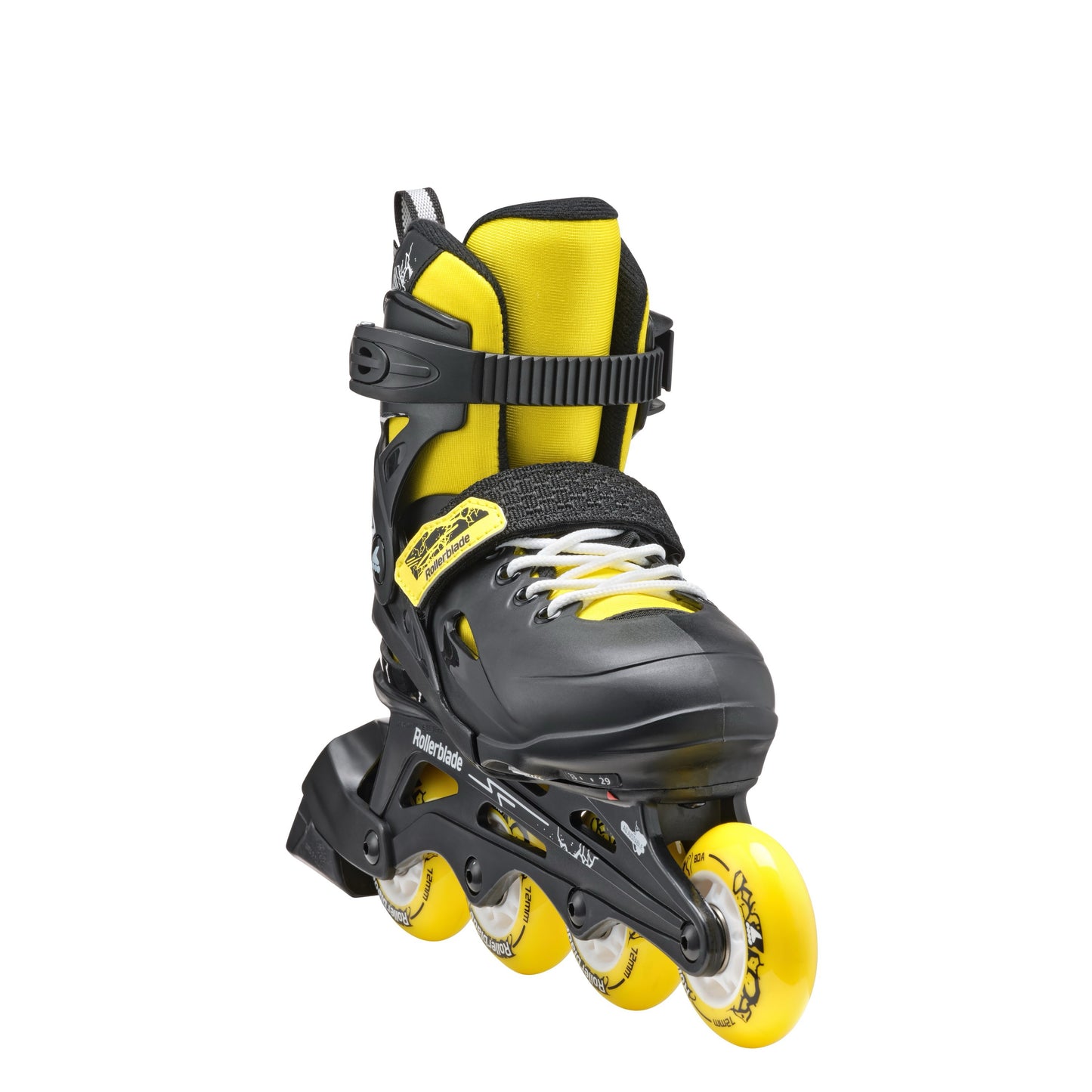 Rollerblade Fury Inline Roller Skate Black/Yellow