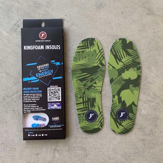 King Foam FP Insoles Green Camo 3 mm