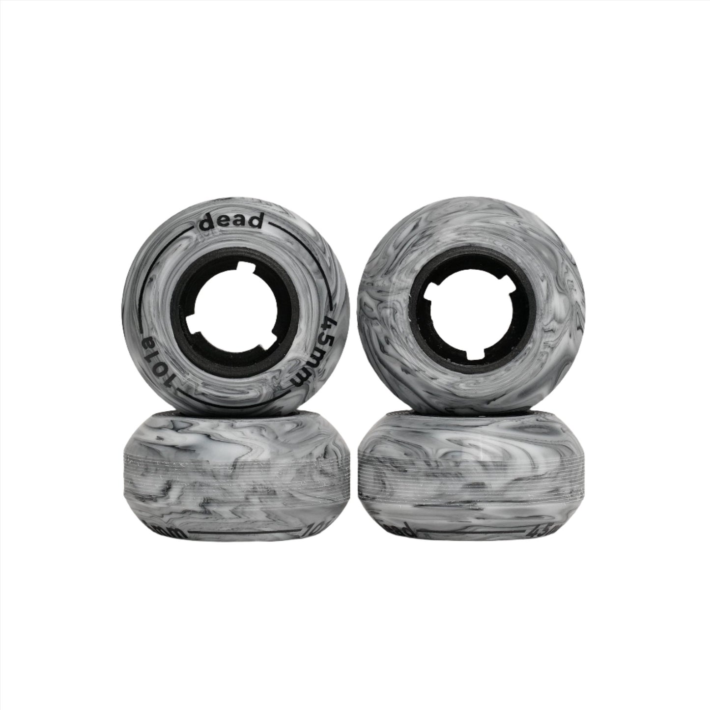 Dead Wheels Marbled Wheels - 4 Packs