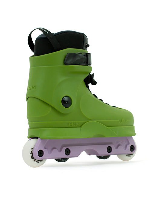 Echo Verve aggressive skates, green and purple – view 5