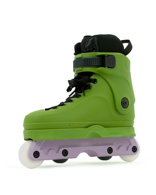 Echo Verve aggressive skates, green and purple – view 3