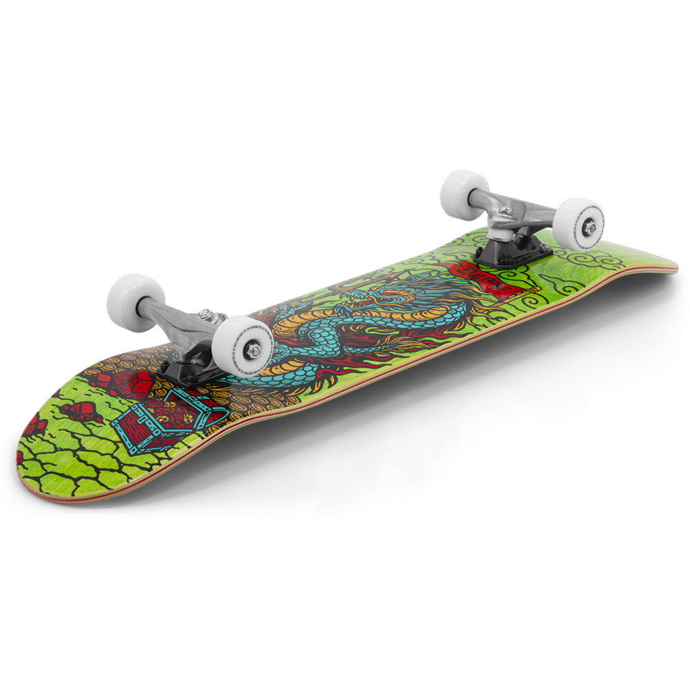 Enuff Yokai Complete Skateboard Dragon - angle
