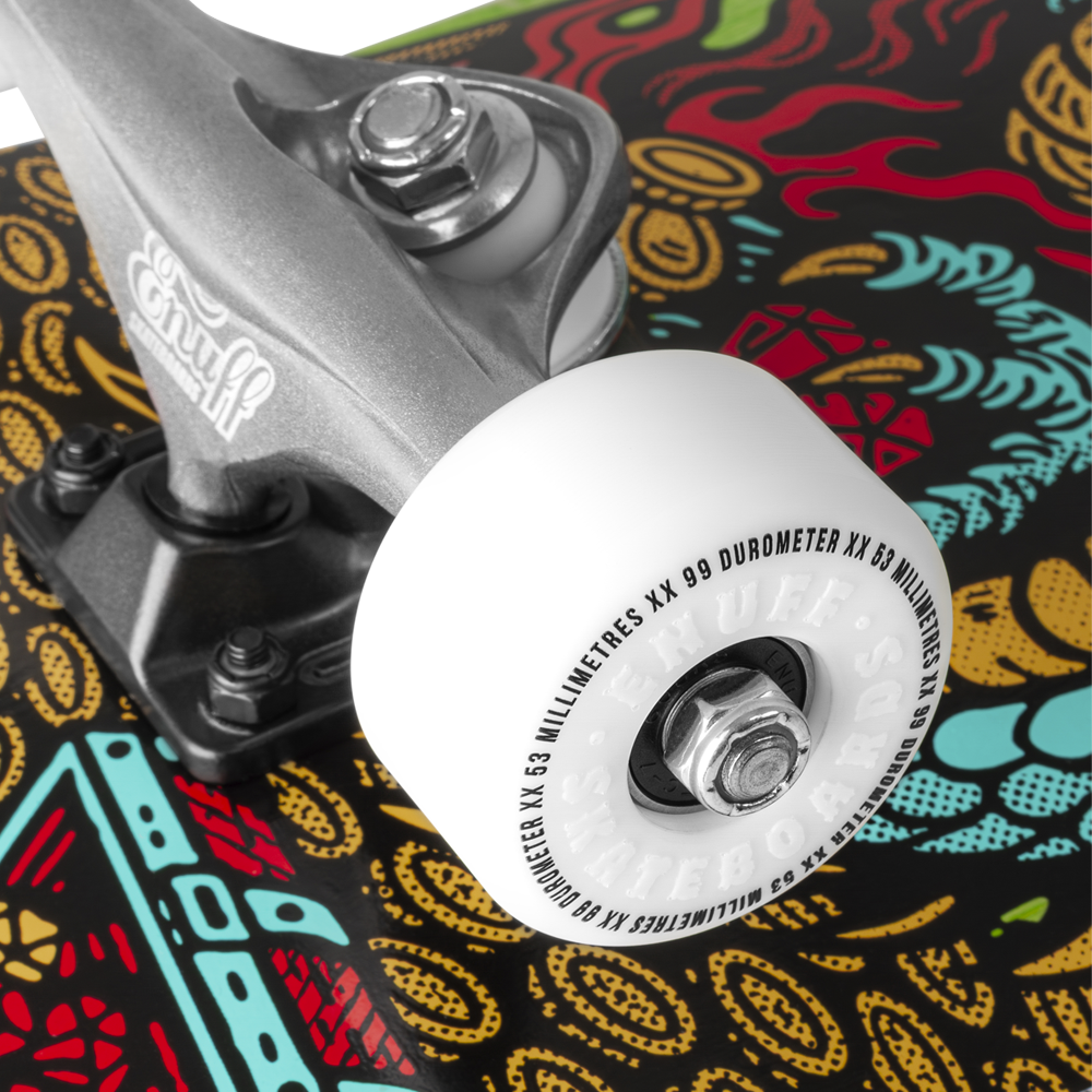 Enuff Yokai Complete Skateboard Dragon - wheel detail