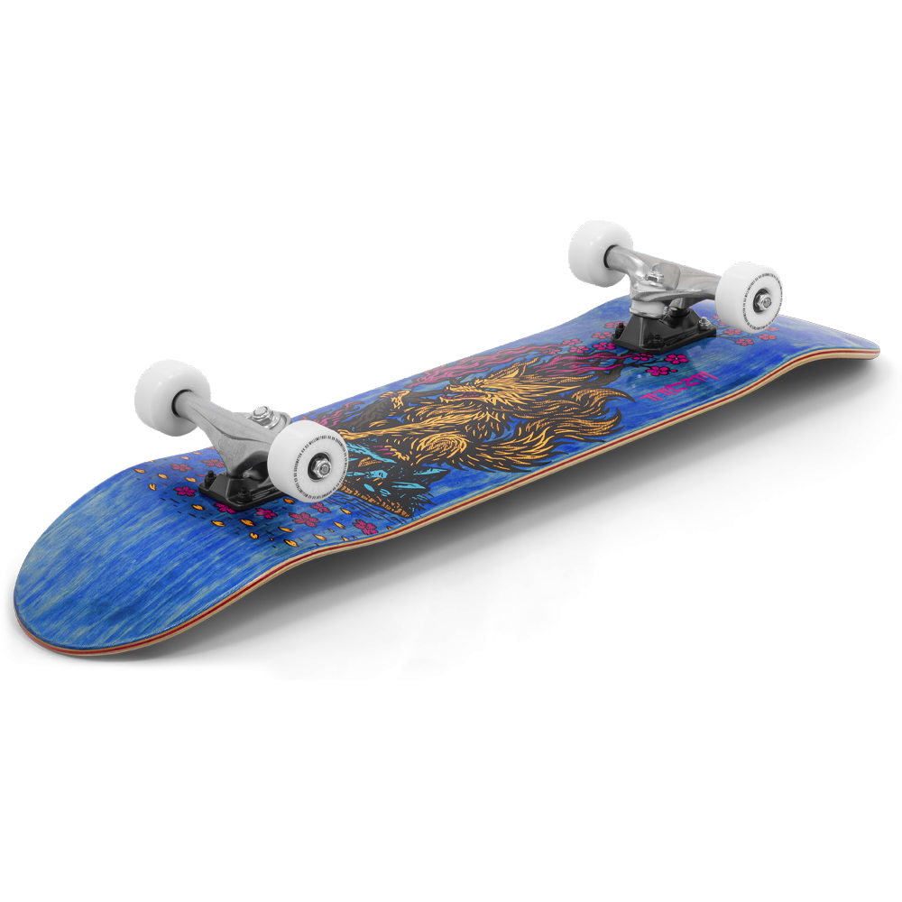 Enuff Yokai Complete Skateboard Kitsune - angle