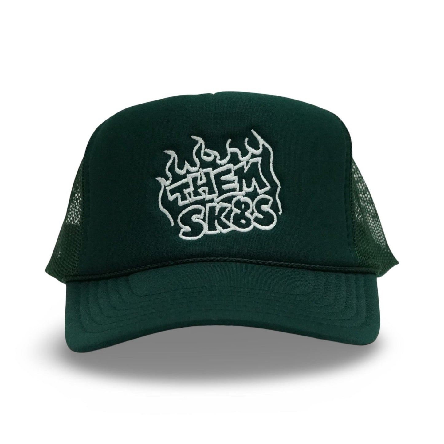 THEM SKATES - FIRE -  TRUCKER - GREEN
