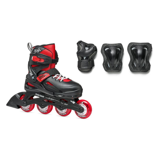 Rollerblade Fury Combo - Black/Red
