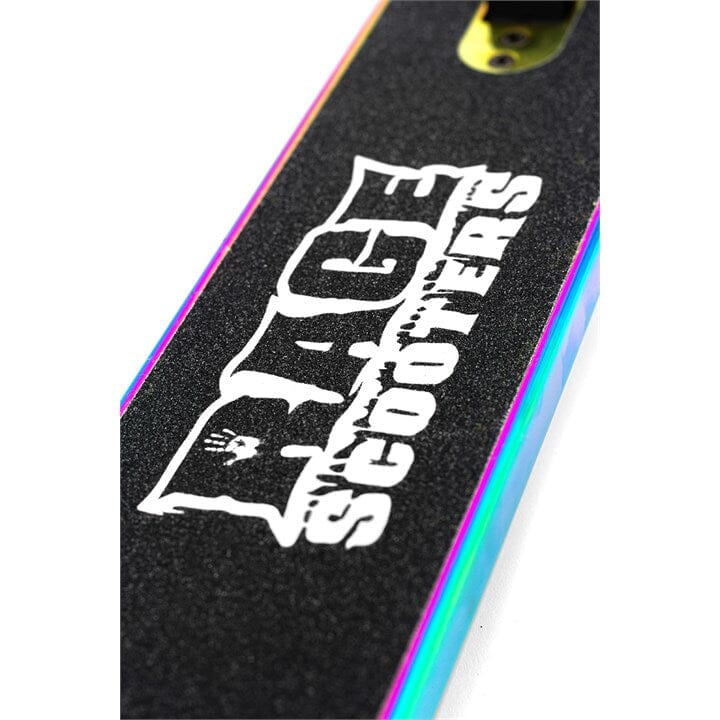 Rage One Stunt Scooter Neochrome - deck detail