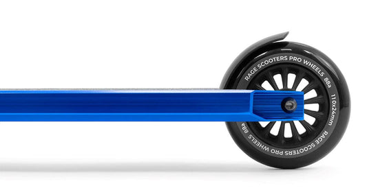 Rage One Stunt Scooter Blue - wheel detail