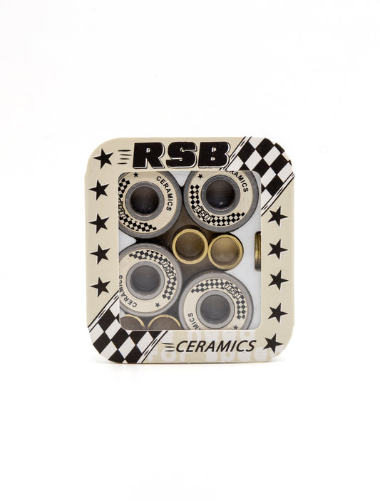 RSB Ceramics Bearings 8 Pack in tin – Rock Star Bearings ceramic skate bearings