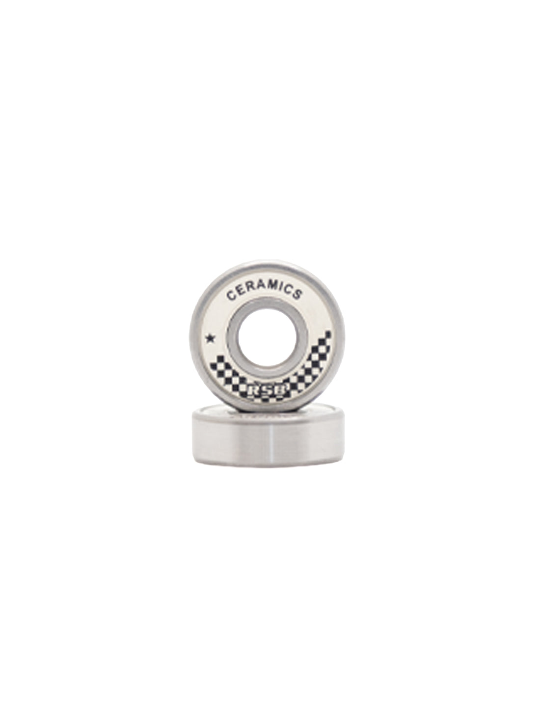 RSB Ceramics ceramic ball skate bearings with white shields