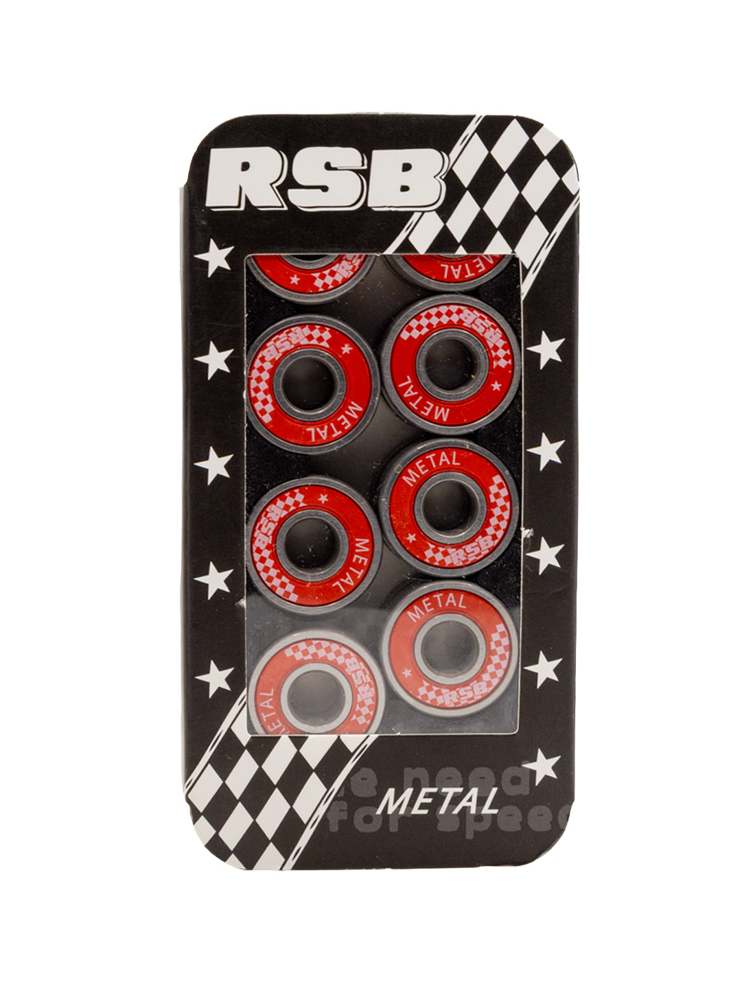 RSB Metal Bearings 16 Pack ABEC 9 in tin – Rock Star Bearings