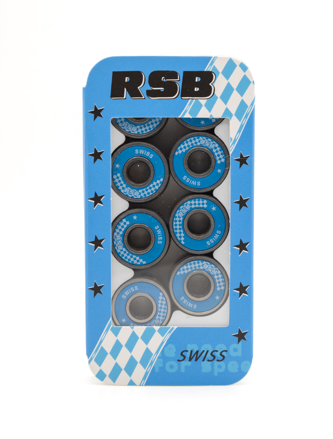 RSB Swiss Metal Bearings 16 Pack in tin – Rock Star Bearings