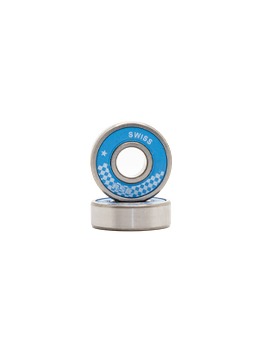 RSB Swiss skate bearings with blue shields