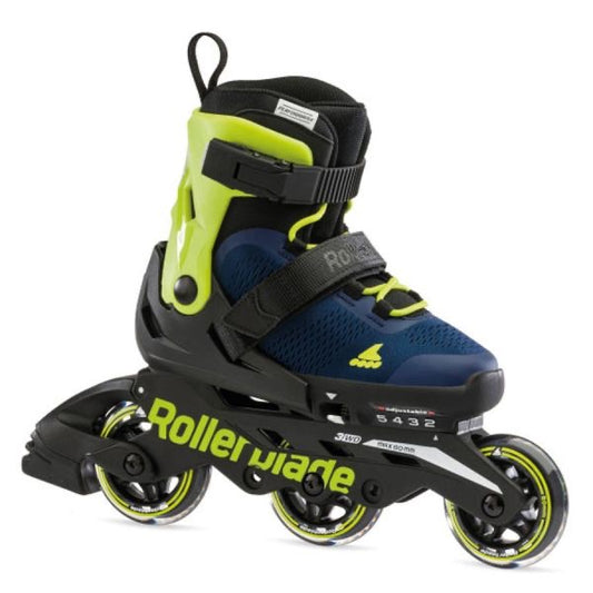 Rollerblade Microblade 3WD - Blue Royal/Lime