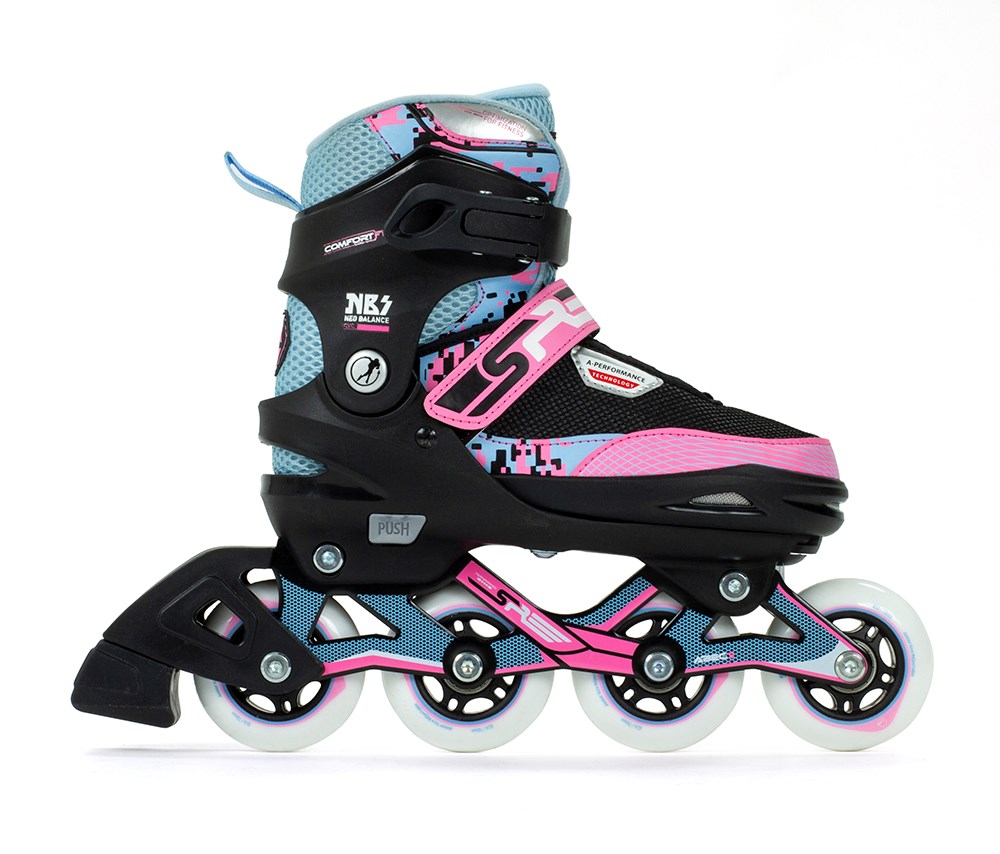 SFR PIXEL KIDS ADJUSTABLE INLINE SKATES