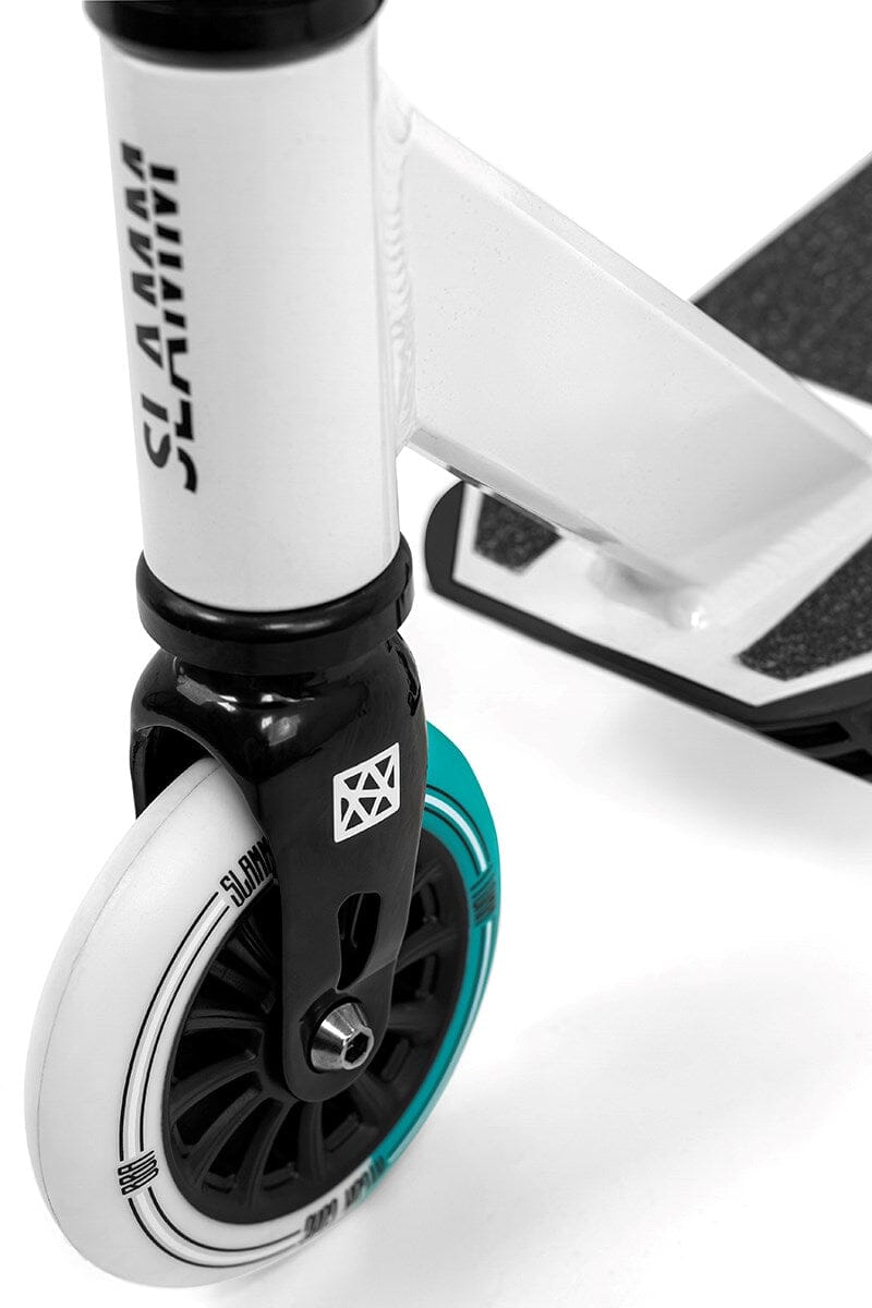 Slamm Classic Mini Pro Scooter White/Mint - deck detail