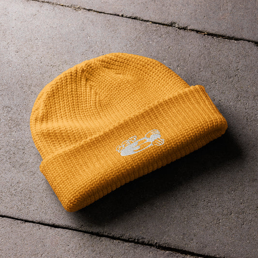 8SET Peek beanie, detail