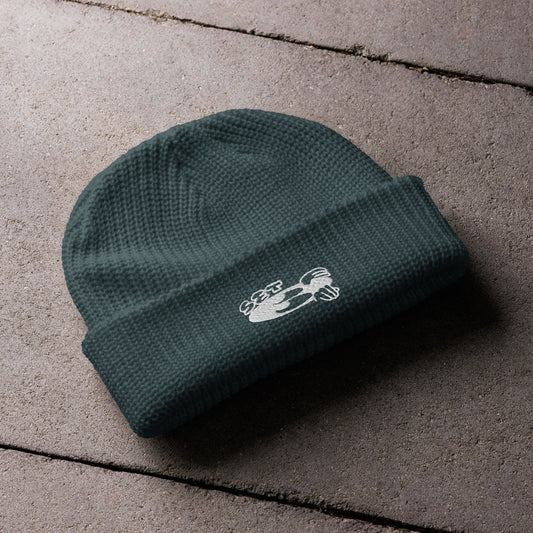 8SET Peek beanie, alternate view
