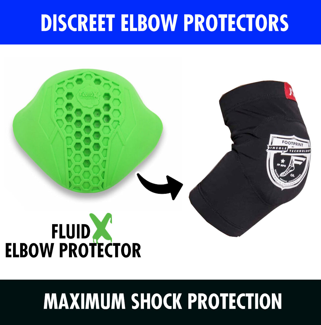 FP Lo Pro Protector Sleeves Black Elbow (pair)