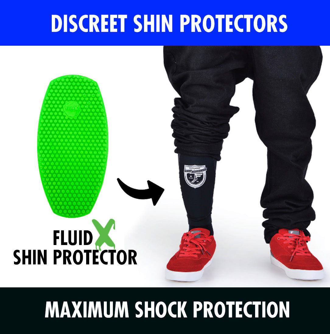 FP Lo Pro Heavy Protector Sleeves Black Shin (pair)