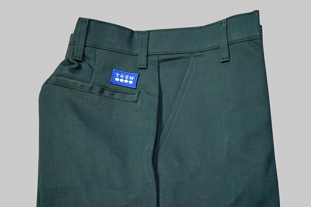 THEM WORKER PANTS - OLIVE