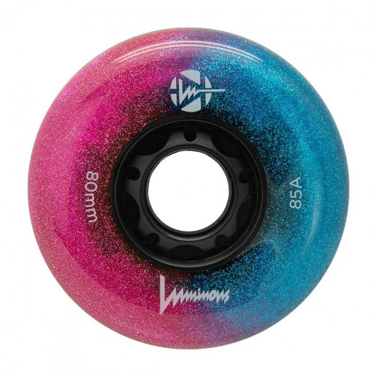 Luminous LED light-up inline skate wheels 80mm – view 2