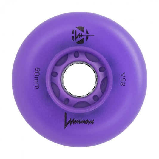 Luminous LED light-up inline skate wheels 80mm – view 4