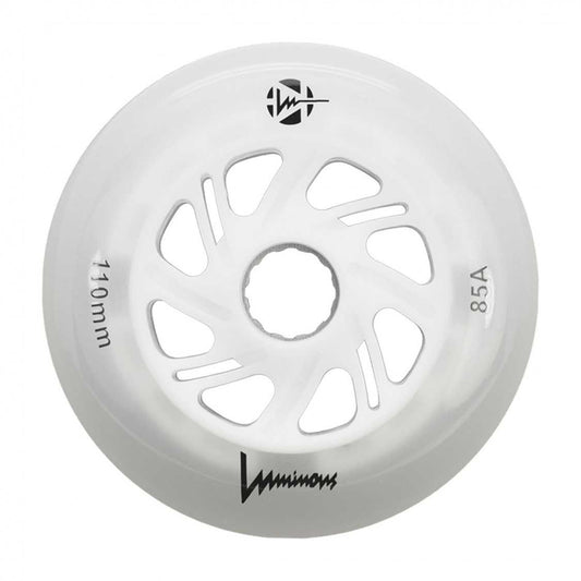 Luminous LED light-up inline skate wheels 110mm – view 2