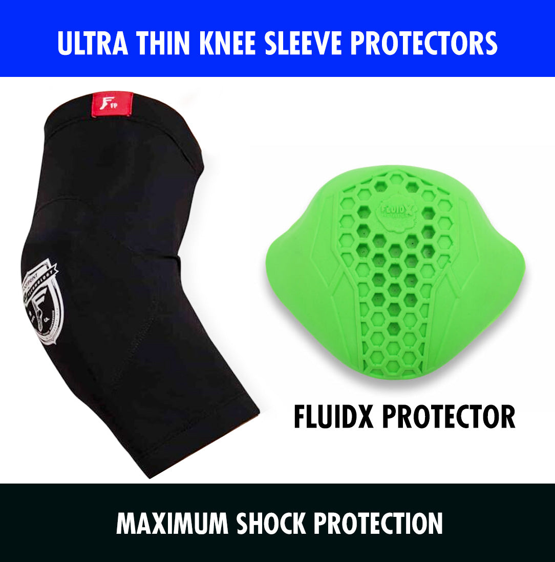 FP Lo Pro Protector Sleeves Black Knee (pair)