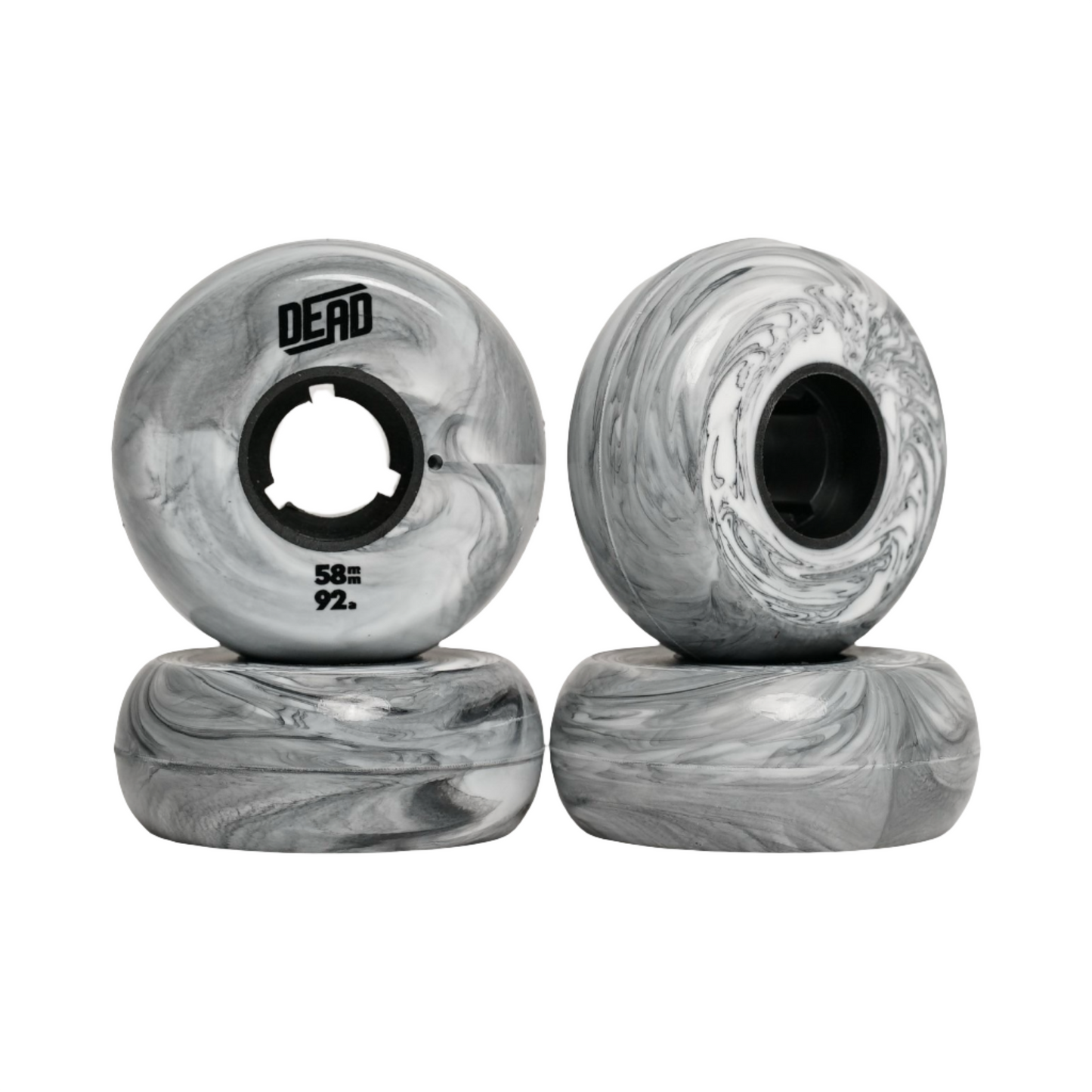 Dead Wheels Marbled Wheels - 4 Packs