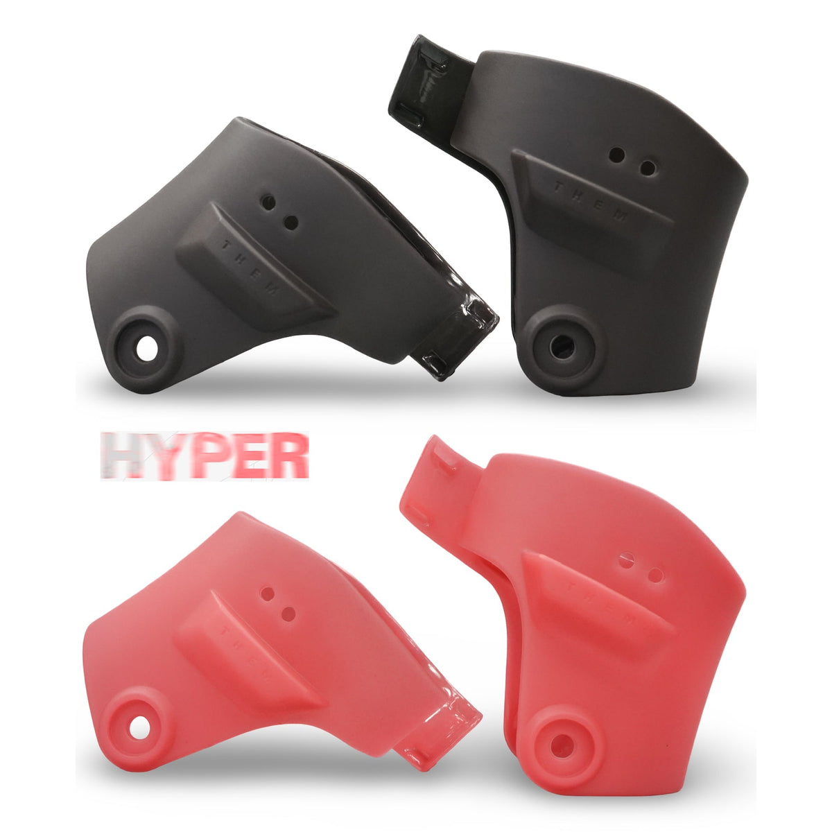 THEM Hyper Cuffs – Space Grey to Hyper Peach