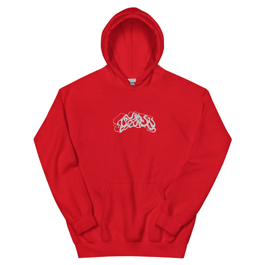 Too Easy Synergy logo hoodie, detail